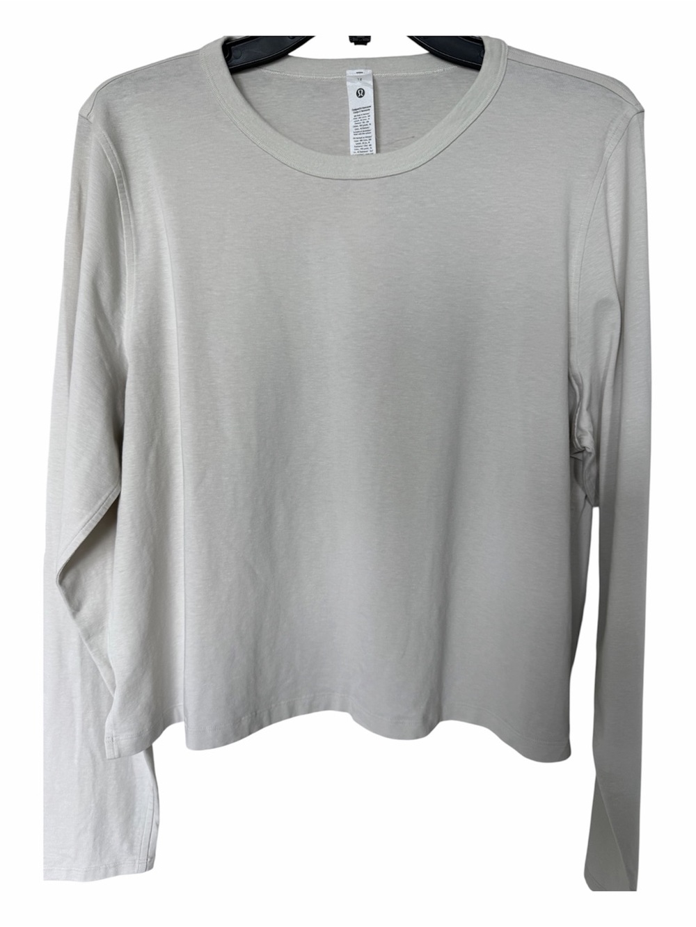 ✅ lululemon athletica Long Sleeve Crew Tee in Light color size 12
